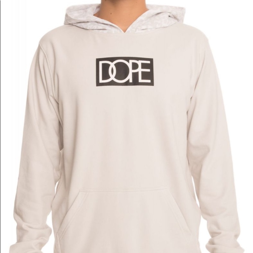 RARE cheetah hood DOPE sweatshirt